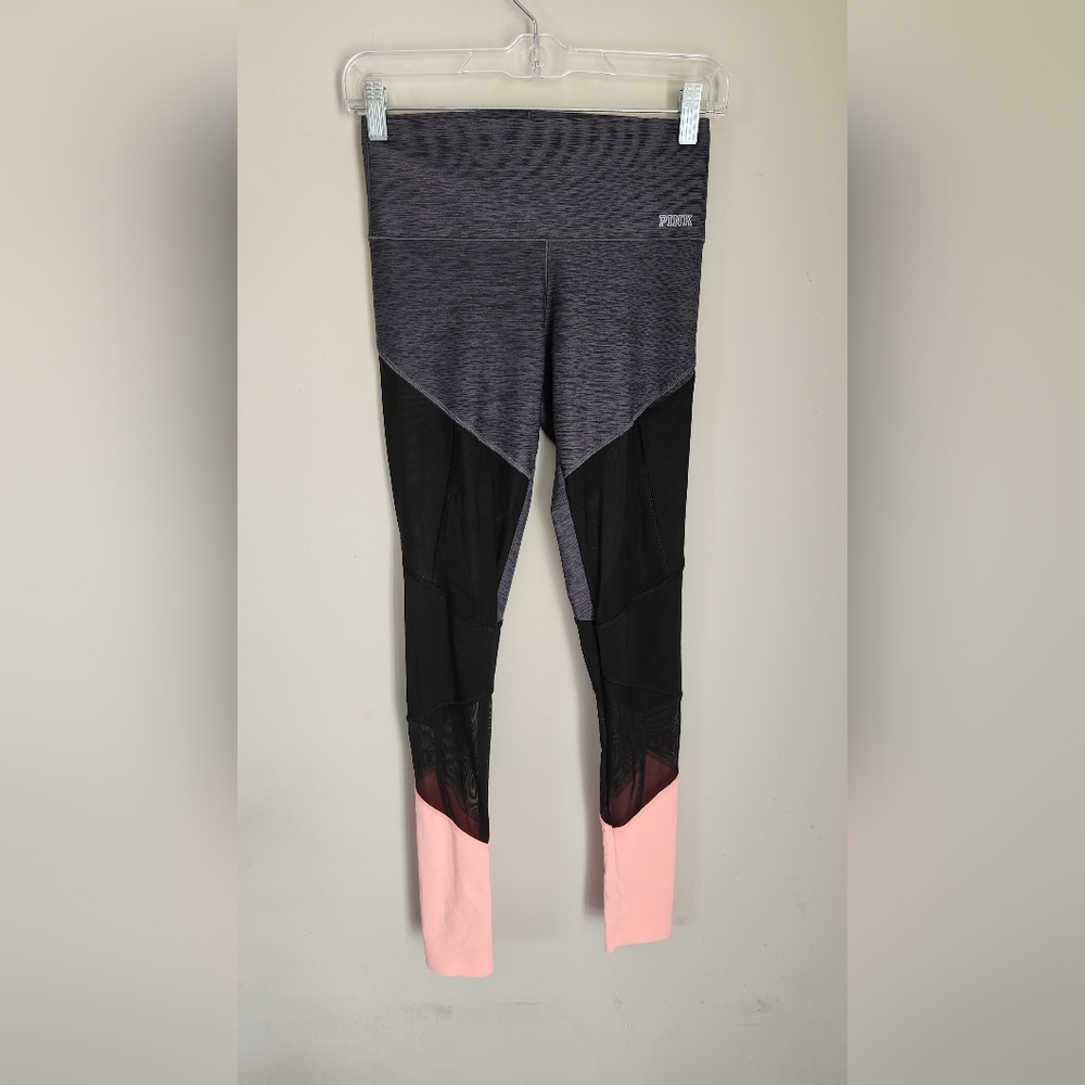 Victoria Secret Pink Leggings Peach and Black Size XS